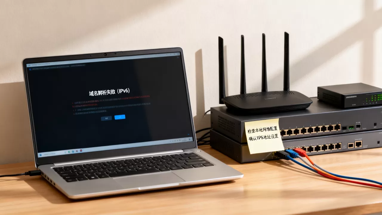 域名解析成IPv6,本地访问失败怎么办? 域名解析成IPv6,本地访问失败怎么办?