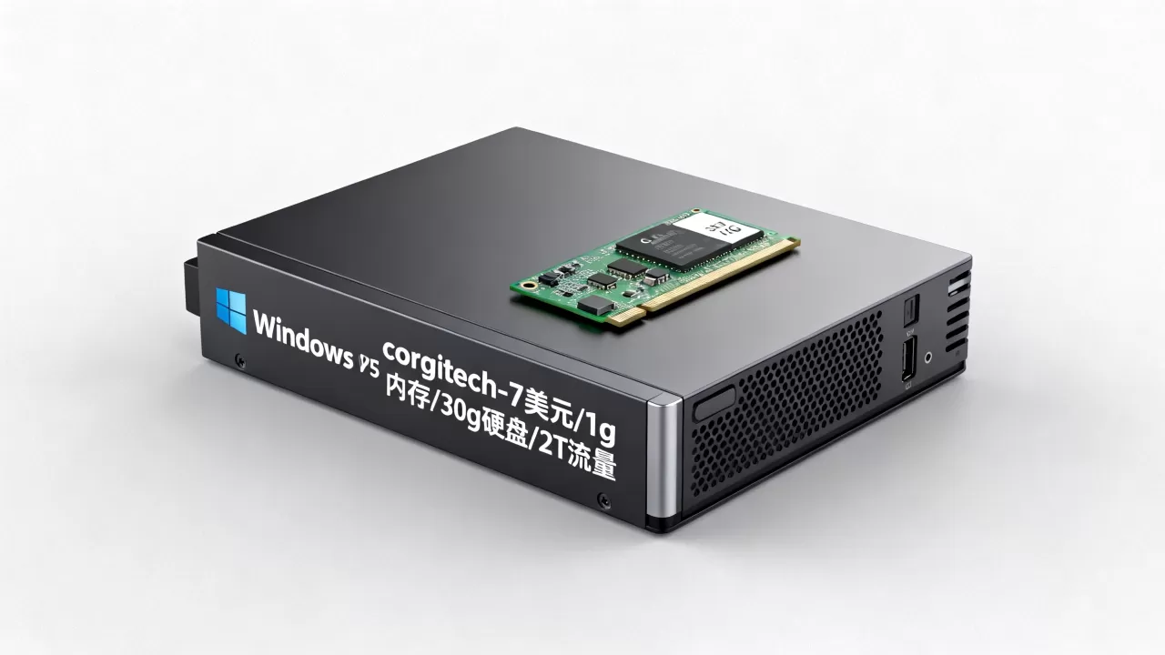 Windows VPS:corgitech-7美元/1g内存/30g硬盘/2T流量 Windows VPS:corgitech-7美元/1g内存/30g硬盘/2T流量