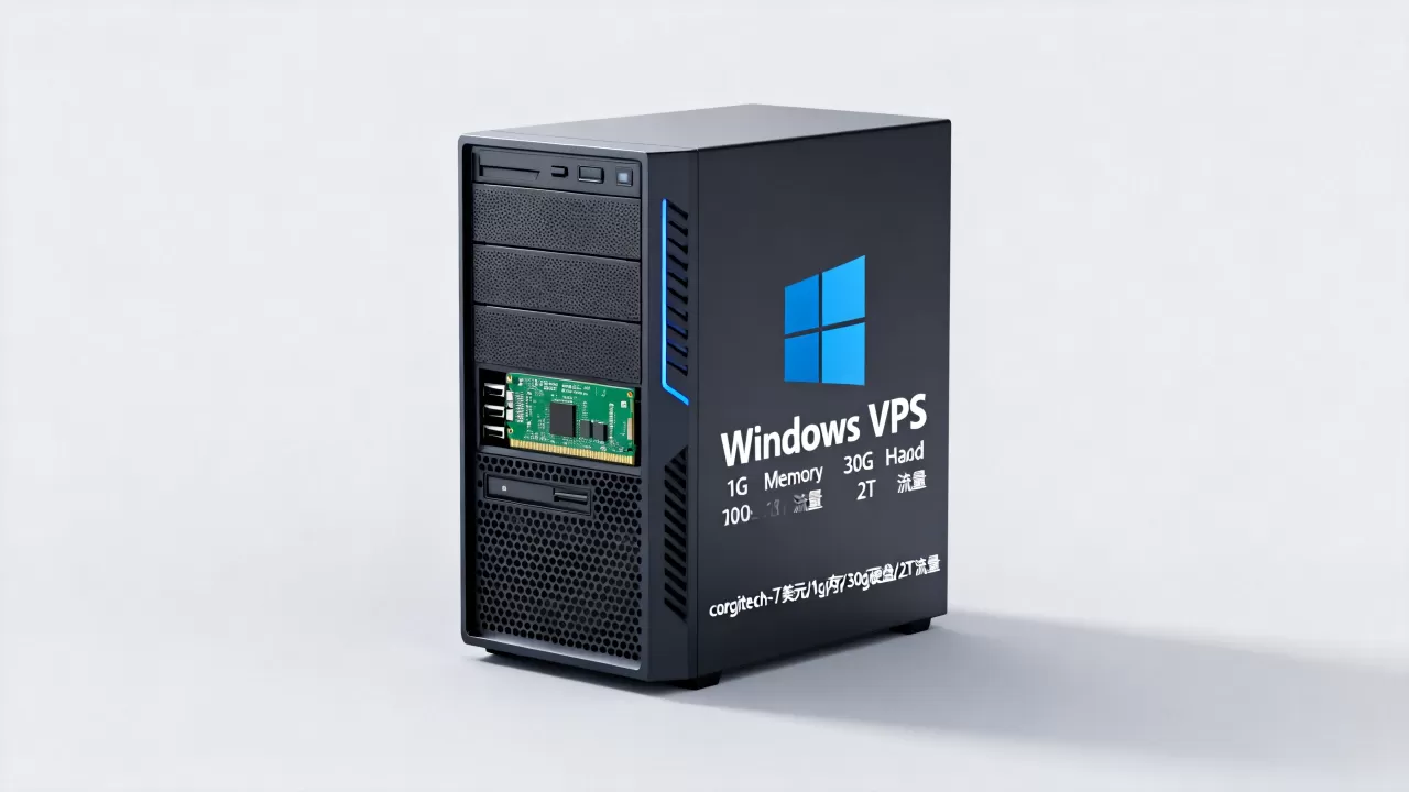 Windows VPS:corgitech-7美元/1g内存/30g硬盘/2T流量 Windows VPS:corgitech-7美元/1g内存/30g硬盘/2T流量
