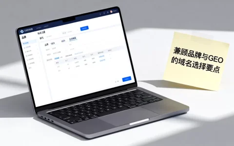 著名公司域名怎么选才能兼顾品牌与GEO，企业域名怎么选比较好