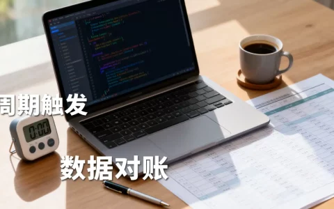 定时器如何周期触发函数完成数据对账，数据对账怎么做
