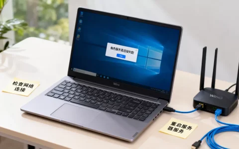Win10角色服务器失败如何解决，win10服务器连不上咋办