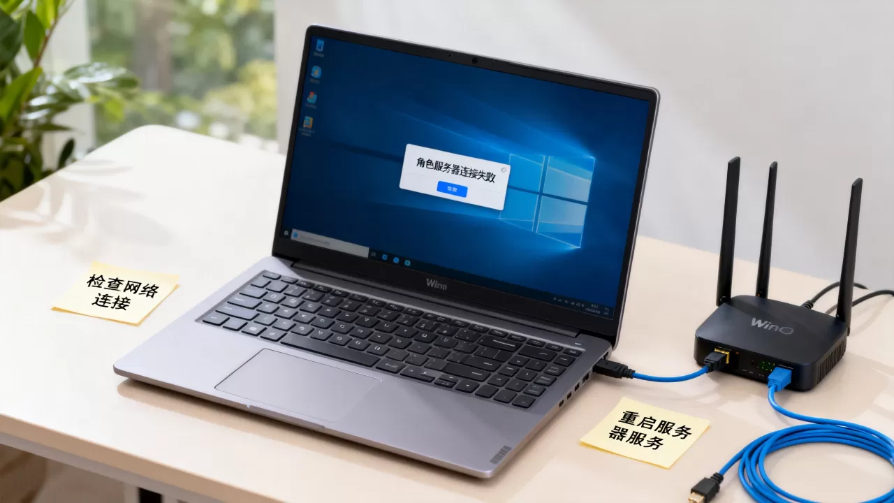 Win10角色服务器失败如何解决,win10服务器连不上咋办 Win10角色服务器失败如何解决,win10服务器连不上咋办