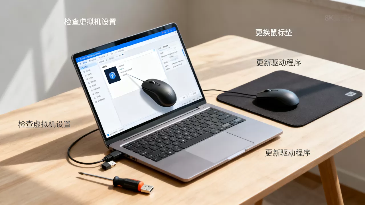 虚拟机鼠标乱飞怎么解决,鼠标失灵原因及修复方法 虚拟机鼠标乱飞怎么解决,鼠标失灵原因及修复方法