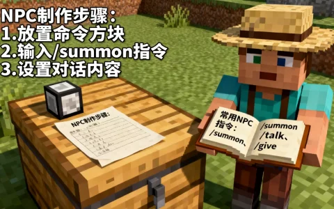 我的世界服务器怎么做NPC？，我的世界NPC指令是什么？