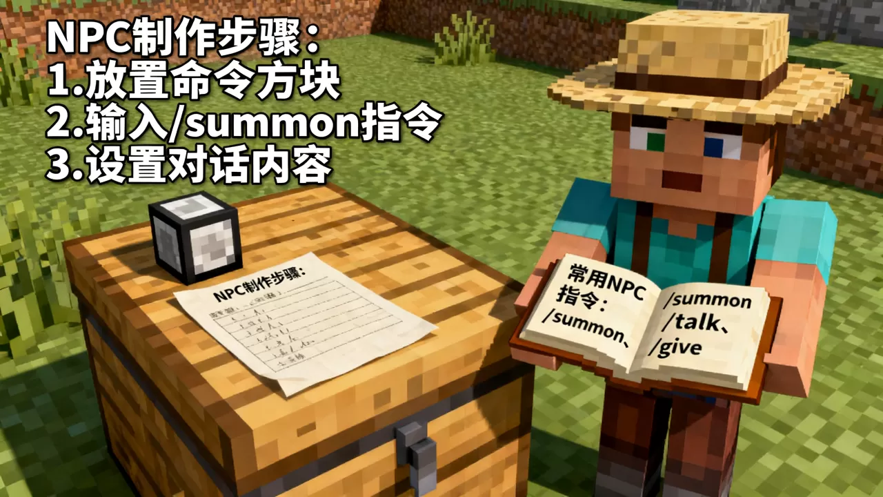 我的世界服务器怎么做NPC?,我的世界NPC指令是什么? 我的世界服务器怎么做NPC?,我的世界NPC指令是什么?