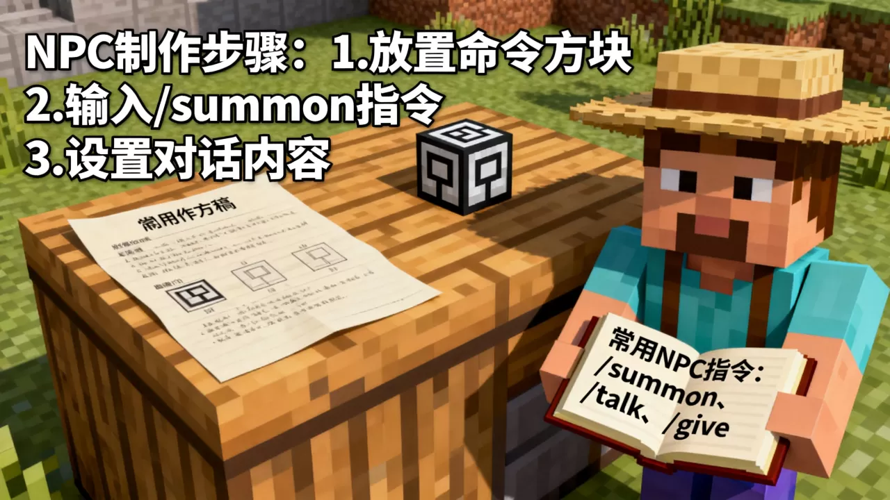 我的世界服务器怎么做NPC?,我的世界NPC指令是什么? 我的世界服务器怎么做NPC?,我的世界NPC指令是什么?