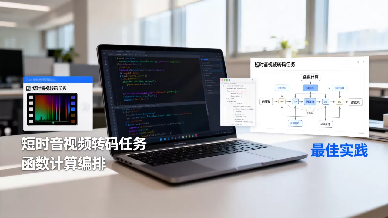 短时音视频转码任务在函数计算如何编排,函数计算最佳实践是什么 短时音视频转码任务在函数计算如何编排,函数计算最佳实践是什么