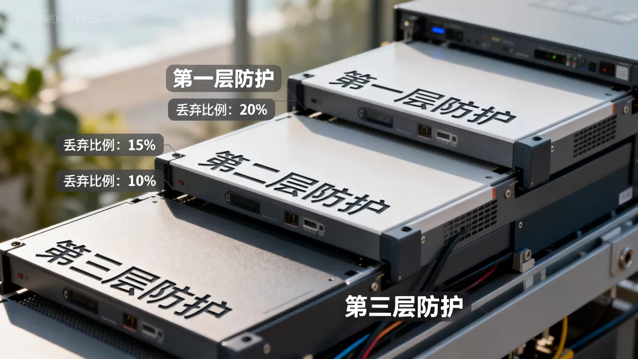 三层防护串接时各层丢弃比例怎么统计,三层防护各层丢弃率怎么算 三层防护串接时各层丢弃比例怎么统计,三层防护各层丢弃率怎么算