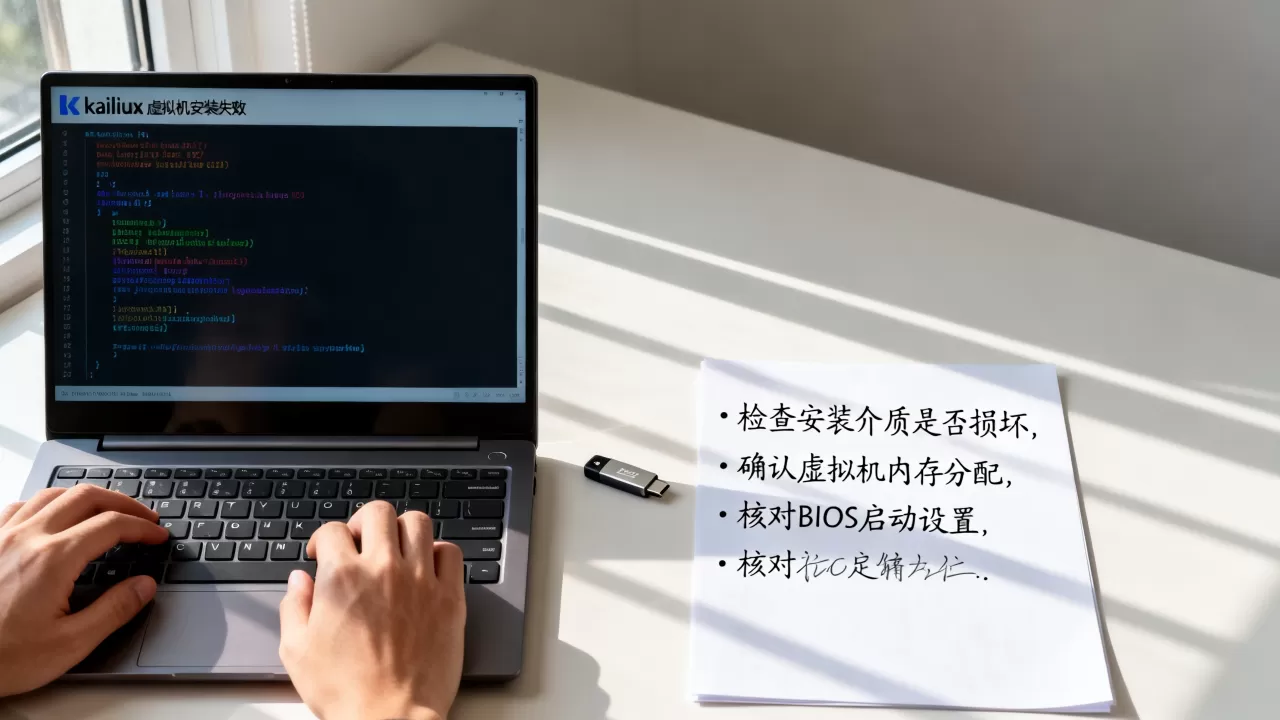 kailinux虚拟机安装失败怎么办,有哪些解决方法? kailinux虚拟机安装失败怎么办,有哪些解决方法?