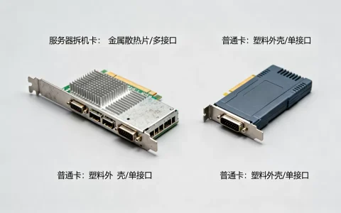 哪些卡属于服务器拆机卡？,拆机卡和普通卡区别？