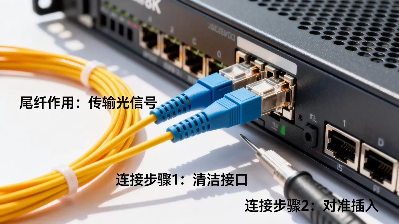 服务器尾纤有哪些作用?,尾纤连接方法图解 服务器尾纤有哪些作用?,尾纤连接方法图解