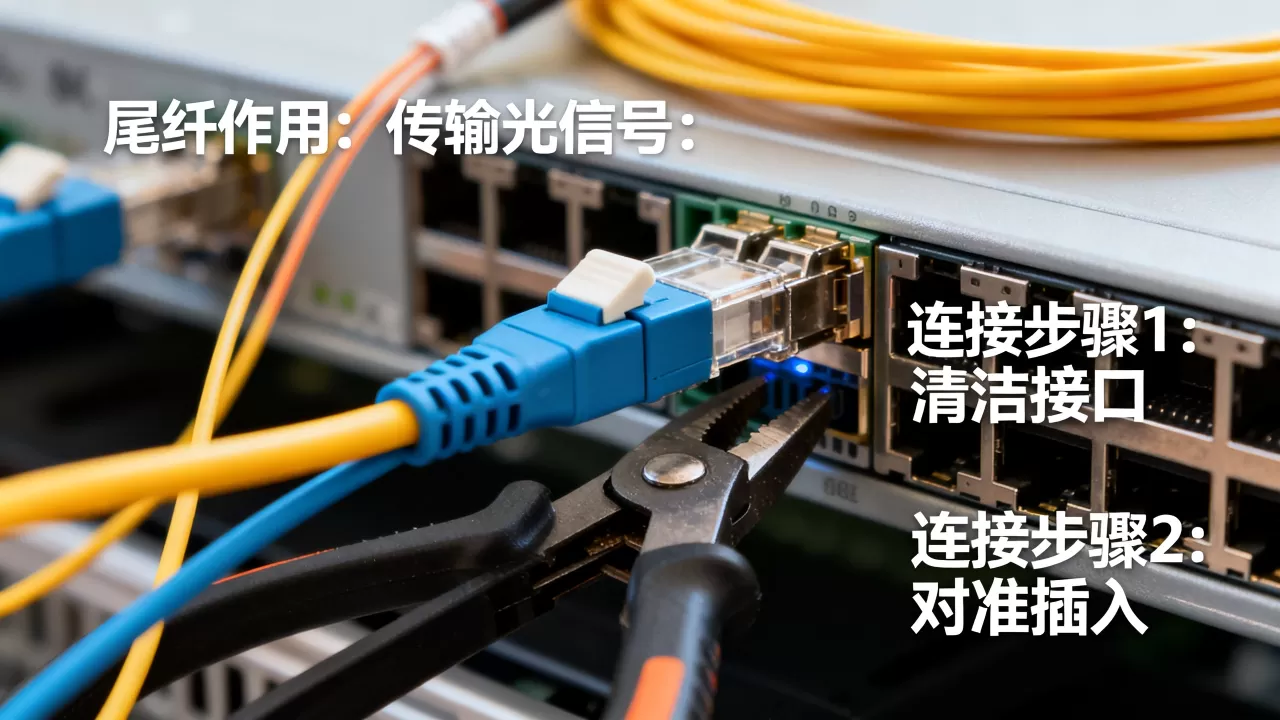 服务器尾纤有哪些作用?,尾纤连接方法图解 服务器尾纤有哪些作用?,尾纤连接方法图解
