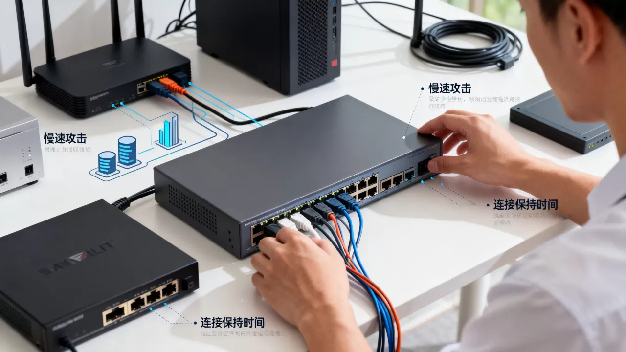 慢速攻击如何把连接保持时间拉到极限,是什么意思? 慢速攻击如何把连接保持时间拉到极限,是什么意思?