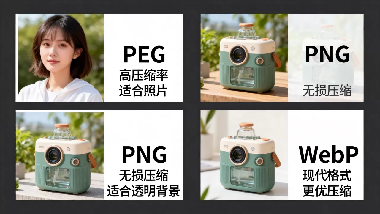 商品图压缩格式怎么选能节省带宽?哪种格式最省流量? 商品图压缩格式怎么选能节省带宽?哪种格式最省流量?