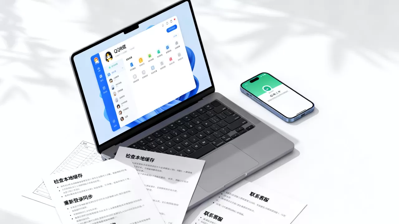 QQ收藏文件未上传服务器如何恢复,怎么办 QQ收藏文件未上传服务器如何恢复,怎么办