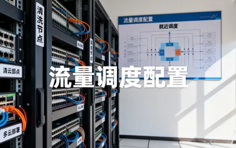 清洗节点多云部署怎么就近调度？流量调度配置方法有哪些