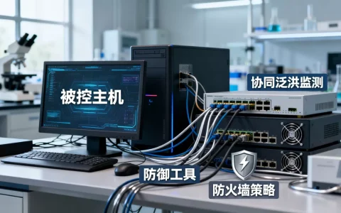 僵尸网络由被控主机组成可发起协同泛洪吗？，如何防御？