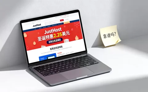 JustHost圣诞2.25美元无限主机送域名？,靠谱吗？