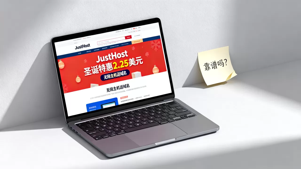 JustHost圣诞2.25美元无限主机送域名?,靠谱吗? JustHost圣诞2.25美元无限主机送域名?,靠谱吗?