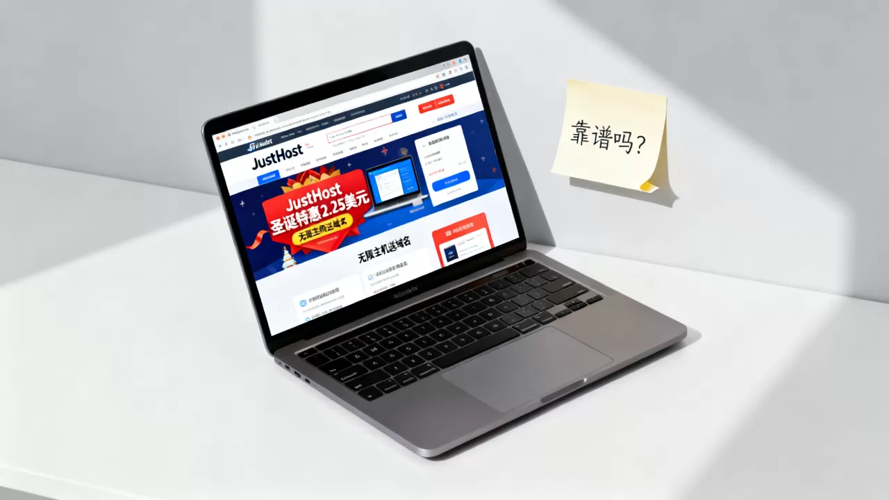 JustHost圣诞2.25美元无限主机送域名?,靠谱吗? JustHost圣诞2.25美元无限主机送域名?,靠谱吗?