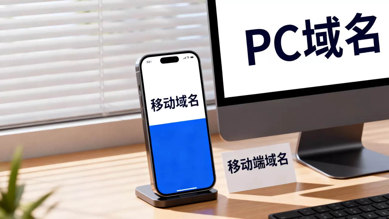 移动域名是什么?,移动端域名和PC域名区别? 移动域名是什么?,移动端域名和PC域名区别?