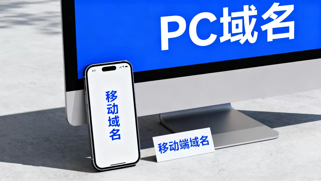 移动域名是什么?,移动端域名和PC域名区别? 移动域名是什么?,移动端域名和PC域名区别?