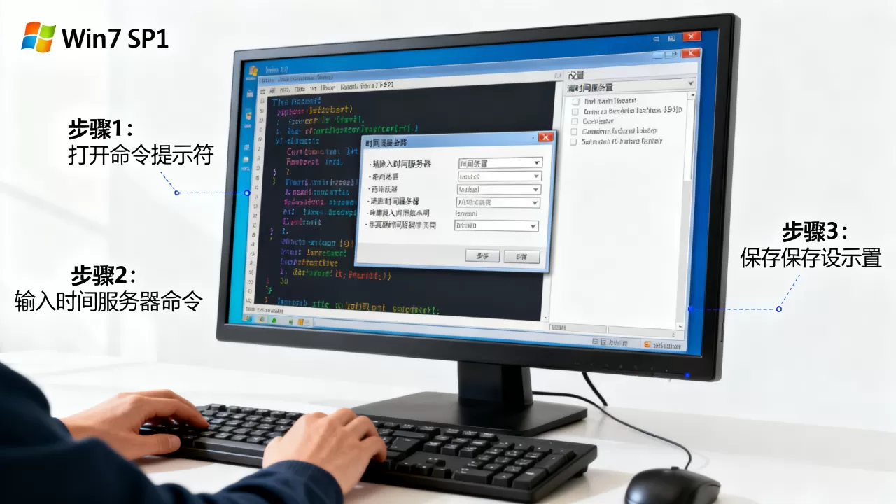 Win7 SP1怎么改时间服务器命令,操作步骤详解 Win7 SP1怎么改时间服务器命令,操作步骤详解