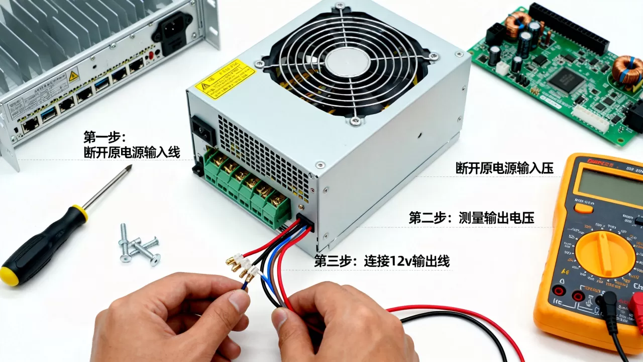 服务器电源改成12v普通电源难吗,怎么操作? 服务器电源改成12v普通电源难吗,怎么操作?
