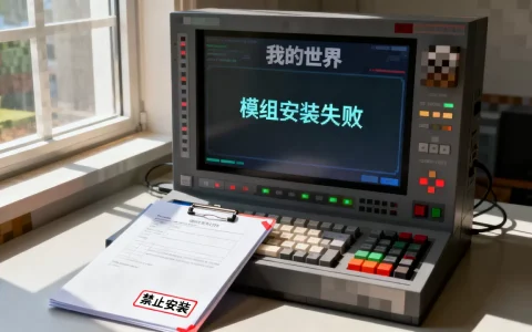 我的世界服务器不让装模组如何是好，为什么装不上？