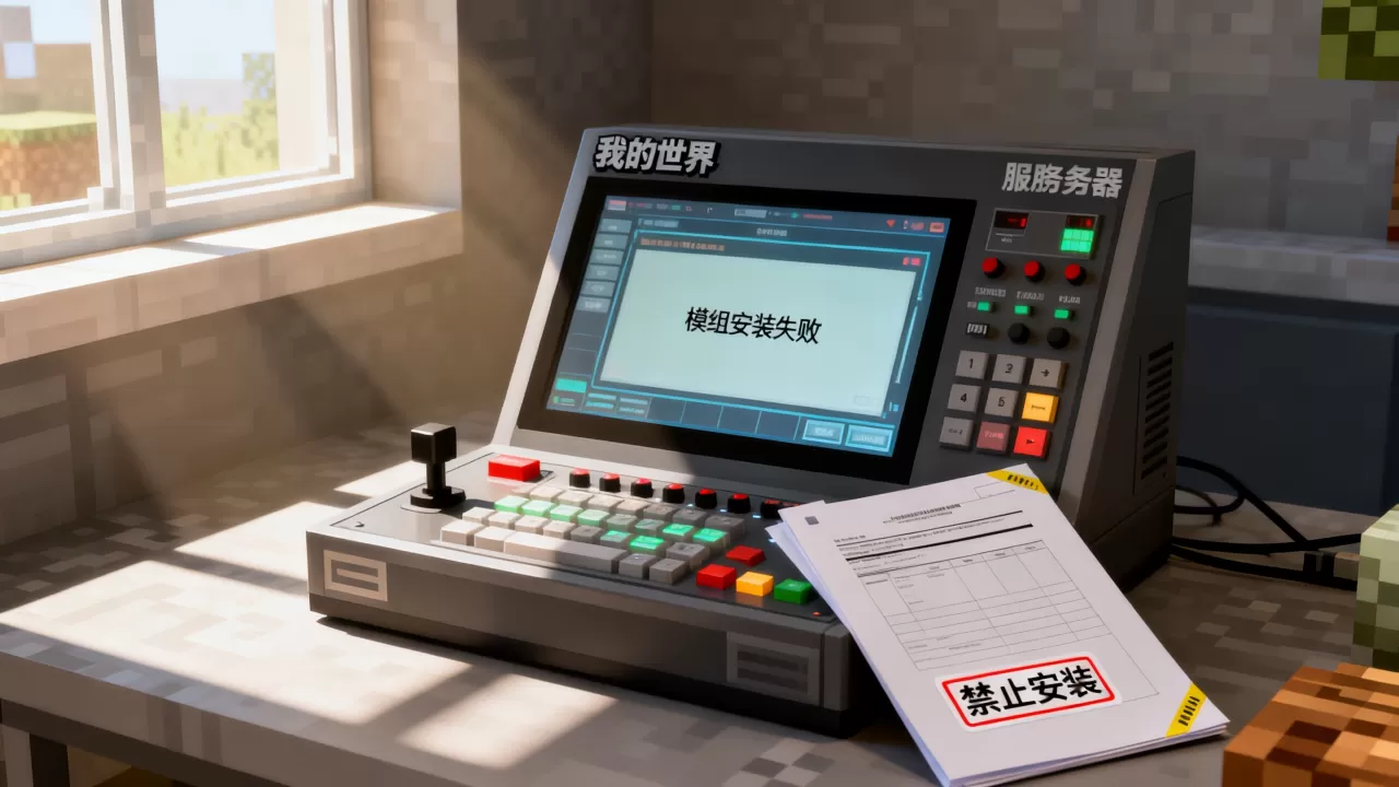 我的世界服务器不让装模组如何是好,为什么装不上? 我的世界服务器不让装模组如何是好,为什么装不上?