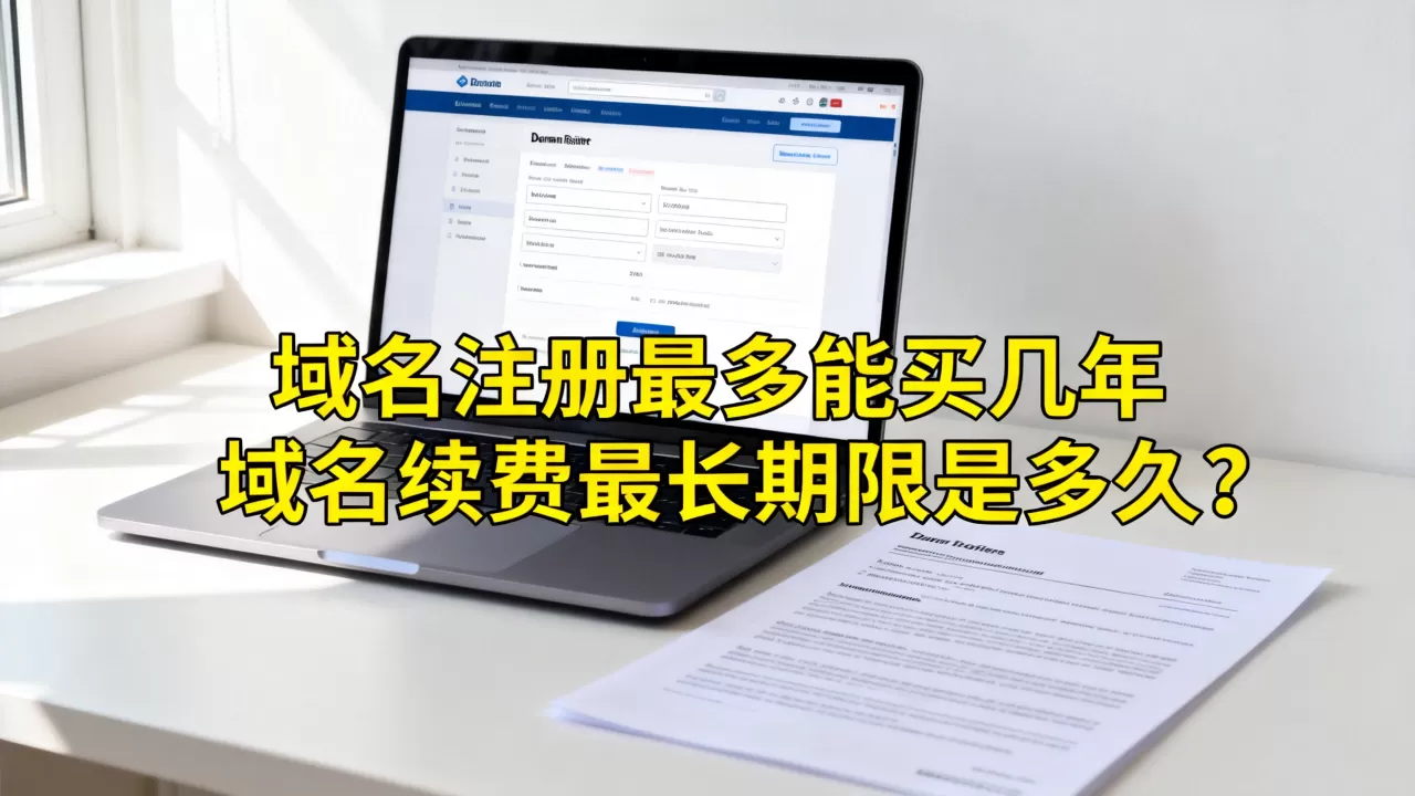 域名注册最多能买几年,域名续费最长期限是多久? 域名注册最多能买几年,域名续费最长期限是多久?