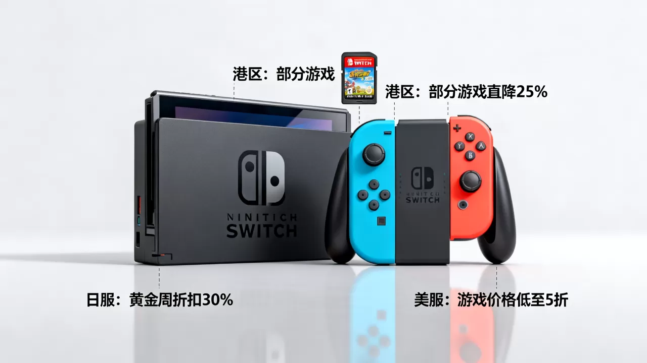NS黄金周哪些服务器折扣最大,switch哪个区买游戏最便宜 NS黄金周哪些服务器折扣最大,switch哪个区买游戏最便宜