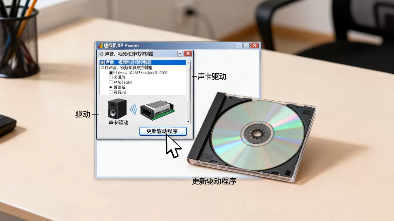 虚拟机xp声卡没声音怎么解决,虚拟机声卡驱动怎么装? 虚拟机xp声卡没声音怎么解决,虚拟机声卡驱动怎么装?
