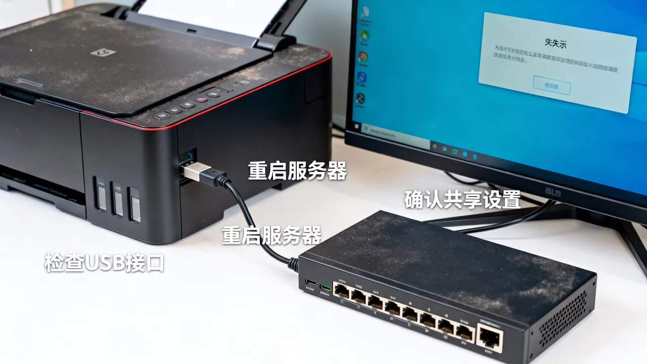 USB网络打印机服务器连接失败咋办,打印机共享连不上怎么办 USB网络打印机服务器连接失败咋办,打印机共享连不上怎么办