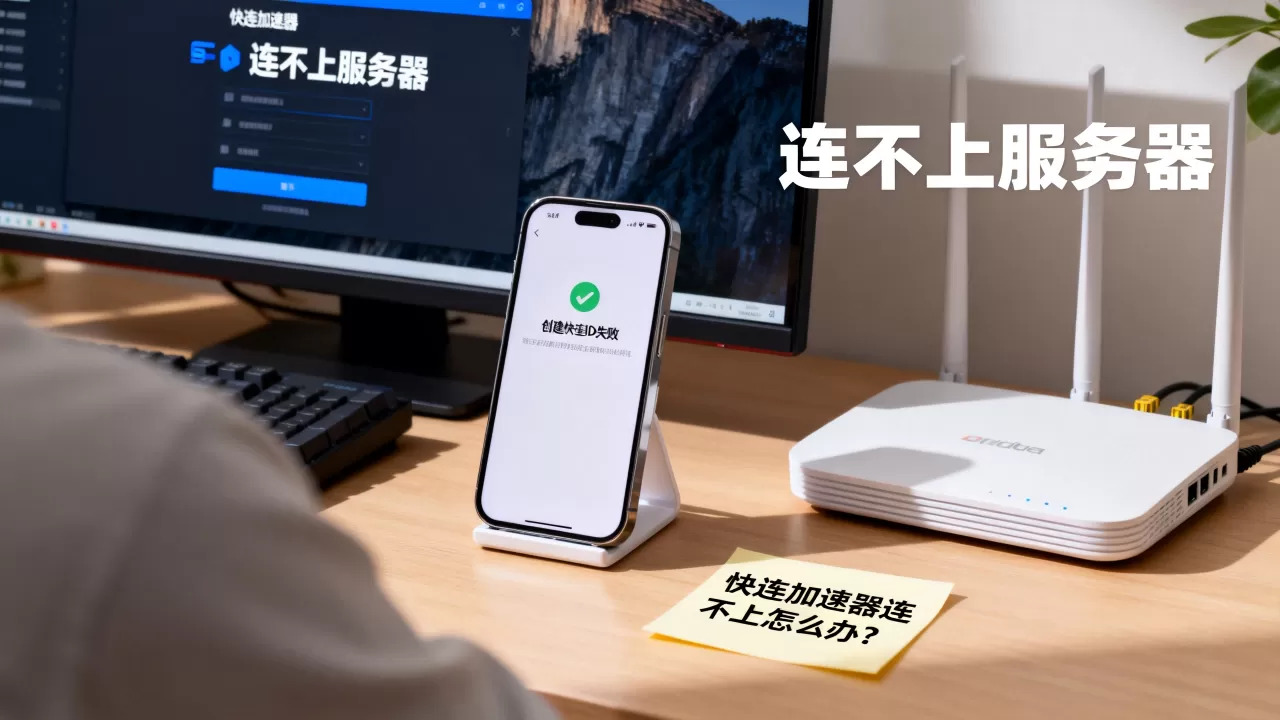 创建快连ID失败连不上服务器咋办,快连加速器连不上怎么办? 创建快连ID失败连不上服务器咋办,快连加速器连不上怎么办?