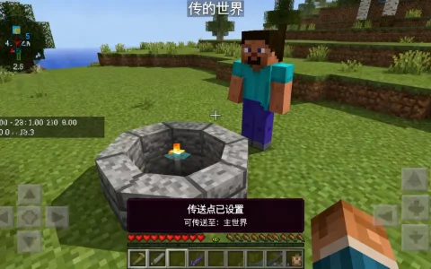 我的世界手机服务器怎么做nps可传送？,传送点怎么设置