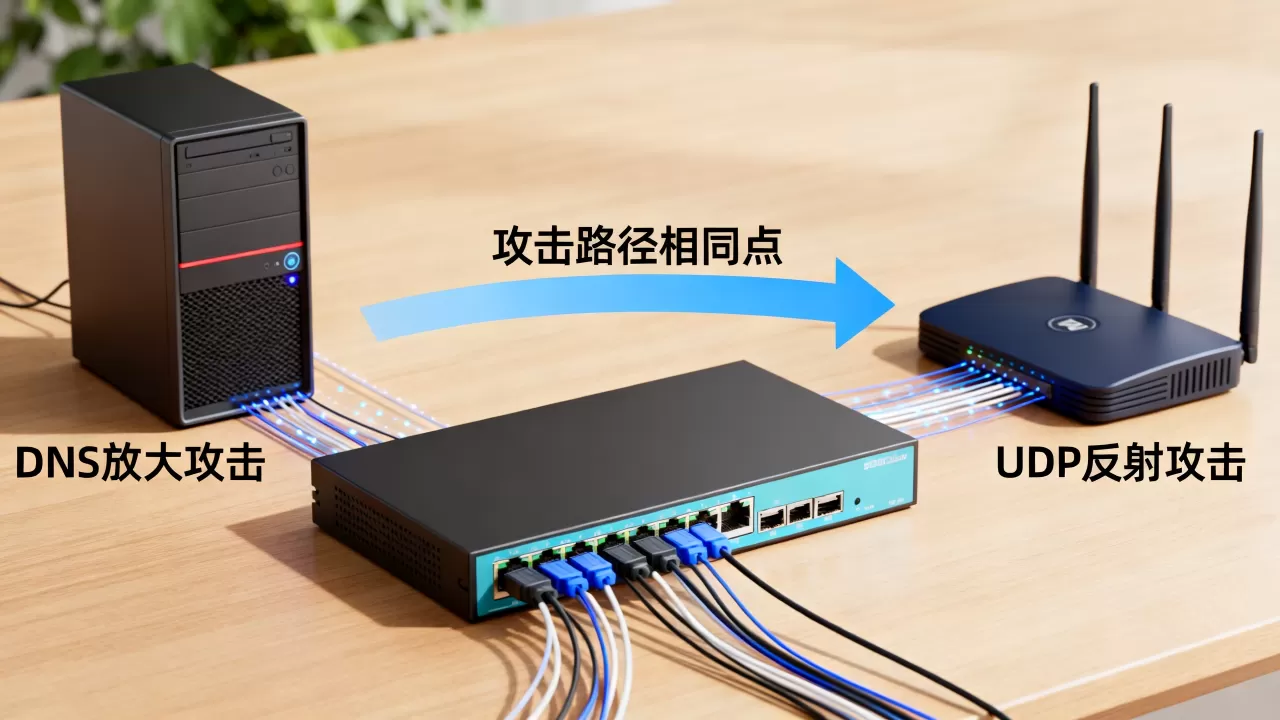 DNS放大与UDP反射在攻击路径上相同点在哪,有哪些? DNS放大与UDP反射在攻击路径上相同点在哪,有哪些?