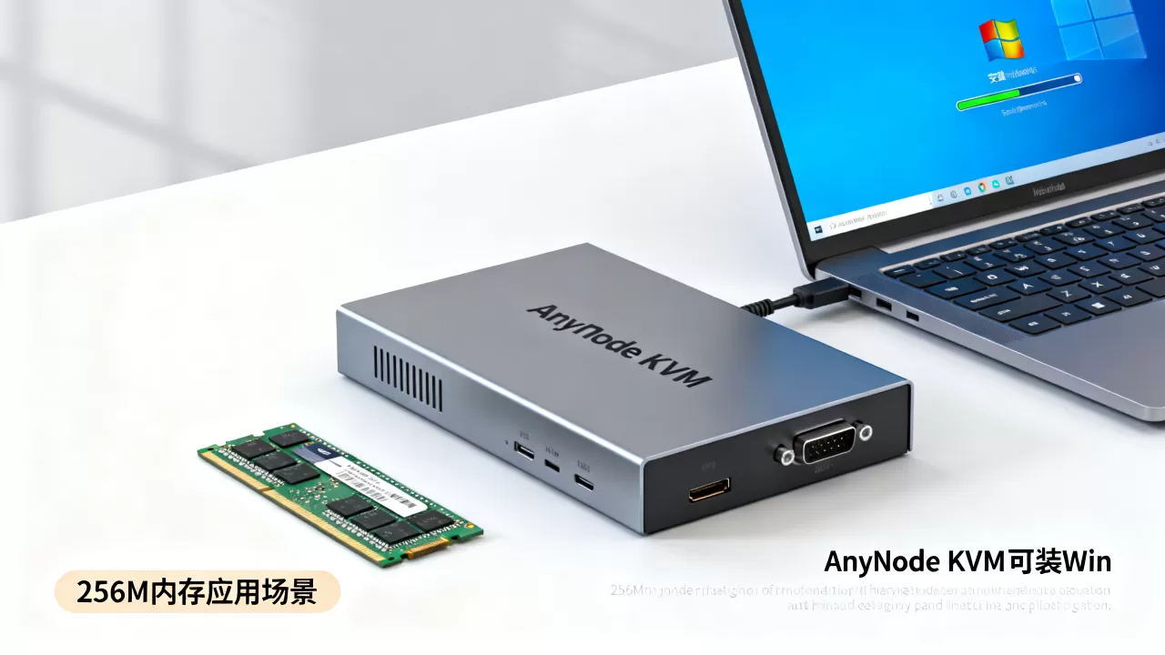 AnyNode低价KVM可装Win吗,256M内存能做什么 AnyNode低价KVM可装Win吗,256M内存能做什么