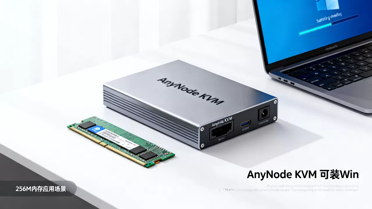 AnyNode低价KVM可装Win吗,256M内存能做什么 AnyNode低价KVM可装Win吗,256M内存能做什么