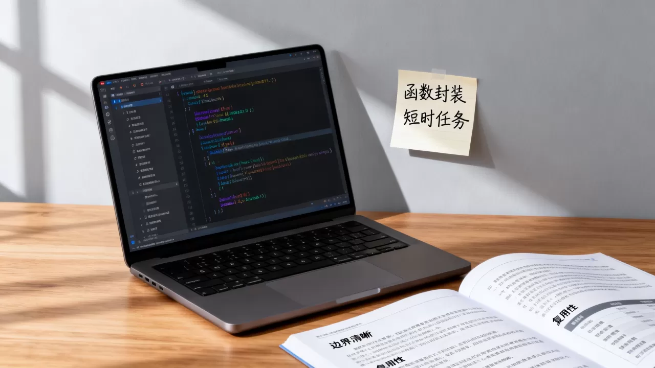 为什么边界清晰的短时任务要封装成函数,函数封装的好处有哪些? 为什么边界清晰的短时任务要封装成函数,函数封装的好处有哪些?