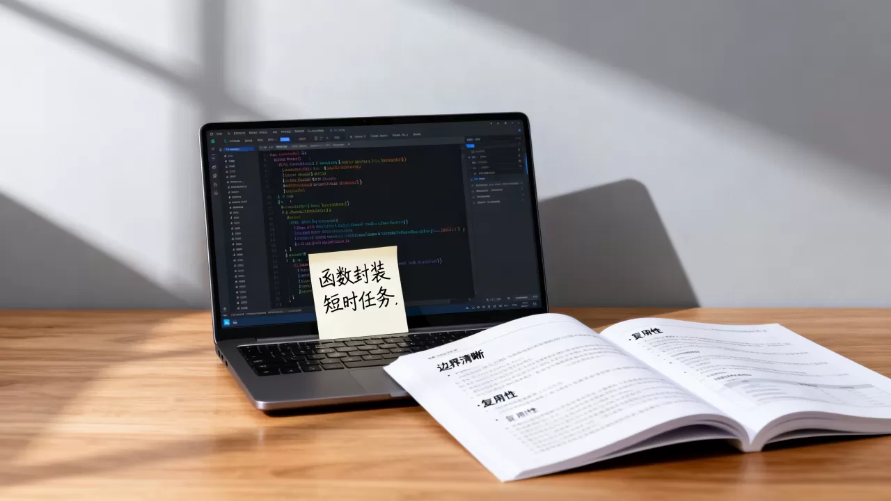 为什么边界清晰的短时任务要封装成函数,函数封装的好处有哪些? 为什么边界清晰的短时任务要封装成函数,函数封装的好处有哪些?