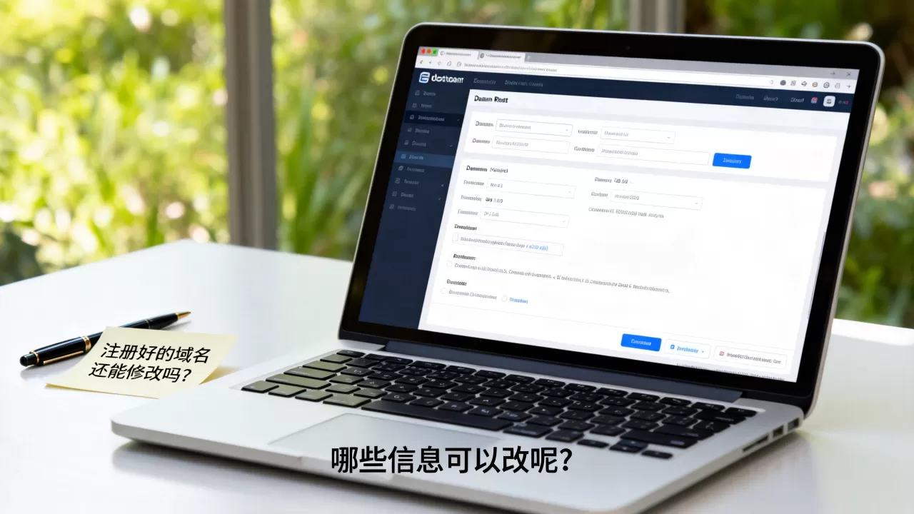 注册好的域名还能修改吗,哪些信息可以改呢? 注册好的域名还能修改吗,哪些信息可以改呢?