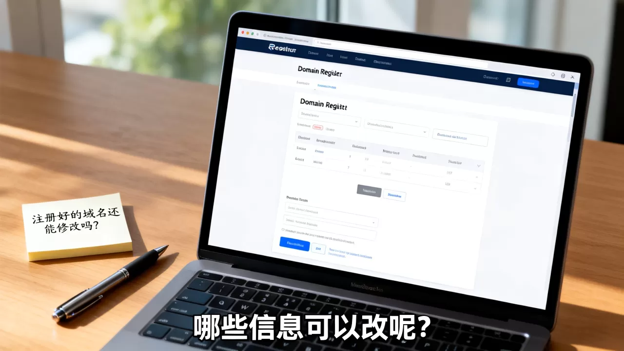 注册好的域名还能修改吗,哪些信息可以改呢? 注册好的域名还能修改吗,哪些信息可以改呢?