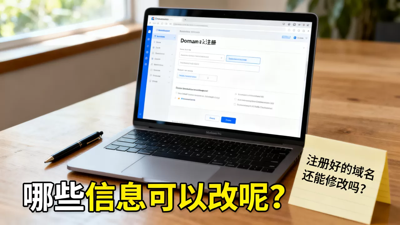 注册好的域名还能修改吗,哪些信息可以改呢? 注册好的域名还能修改吗,哪些信息可以改呢?
