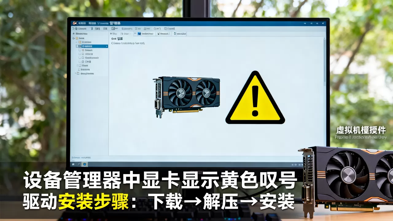 虚拟机显卡出现黄色叹号怎么解决,虚拟机显卡驱动怎么安装 虚拟机显卡出现黄色叹号怎么解决,虚拟机显卡驱动怎么安装