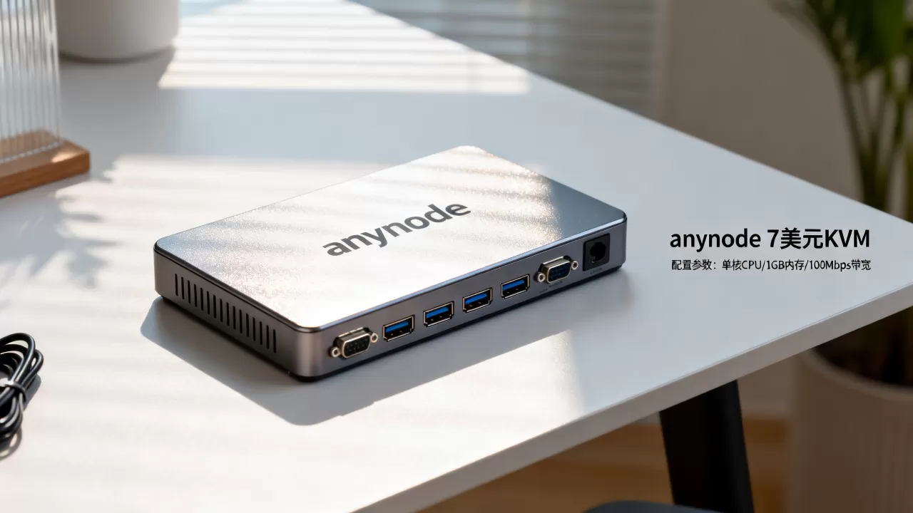 anynode 7美元KVM配置怎么样,值得买吗? anynode 7美元KVM配置怎么样,值得买吗?