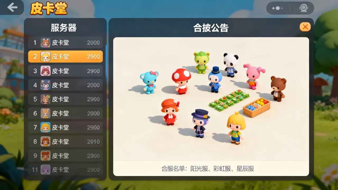 皮卡堂哪些服务器合服了,皮卡堂合服名单有哪些 皮卡堂哪些服务器合服了,皮卡堂合服名单有哪些