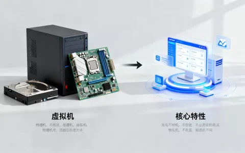 虚拟机定义特征核心特性是什么，虚拟机与物理机有什么区别？