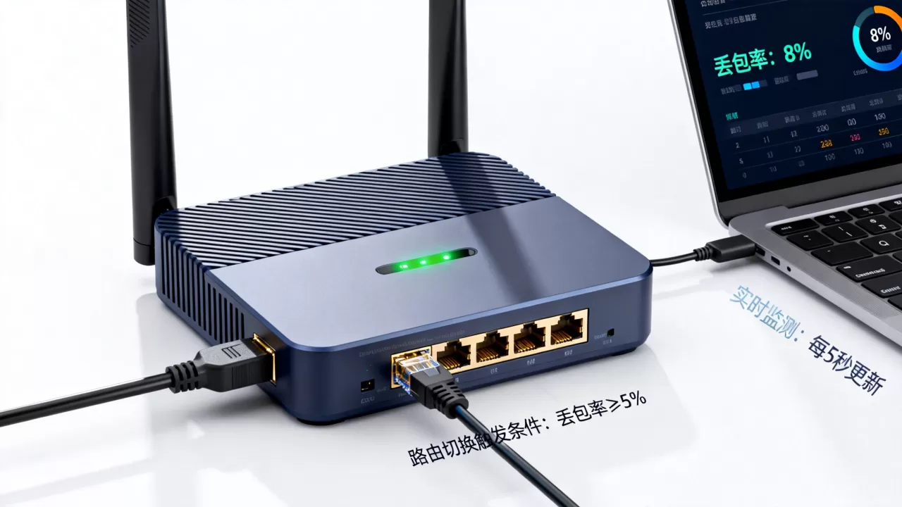 丢包率升高时如何触发路由切换,路由器丢包率高怎么办 丢包率升高时如何触发路由切换,路由器丢包率高怎么办